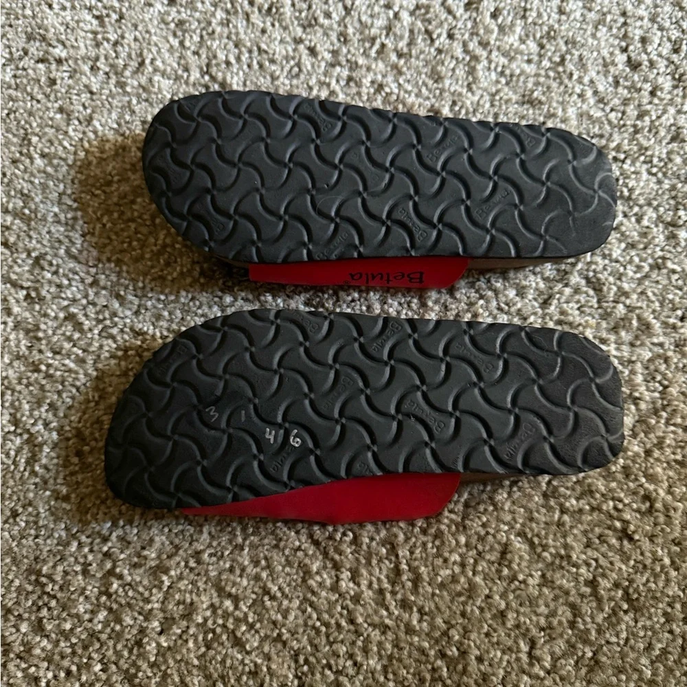 Birkenstock Women's Red Sandals - Picture 2 of 5